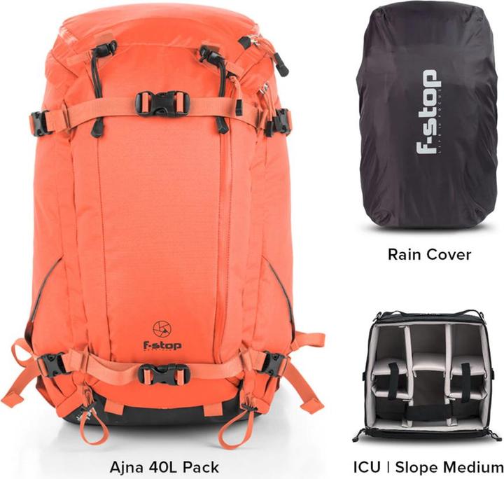 Produktbild F-Stop Ajna Essentials Bundle Nasturtium (Orange) (40 l)