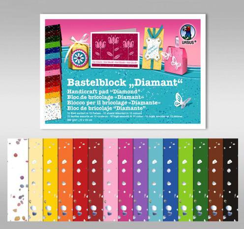 Image du produit Ursus Papier à dessin Diamant 300 g/m2 (22 x 33 cm)