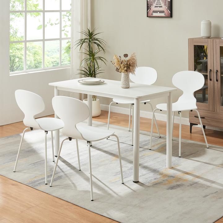Produktbild En.Casa Esszimmerstuhl Kil 4er Set Weiss