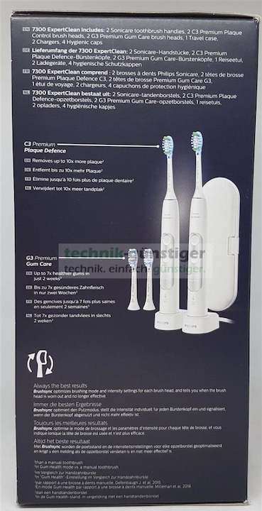 Image du produit Philips Sonicare ExpertClean 7300 (Brosse à dents sonique)