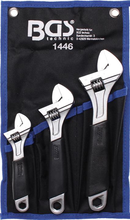 Actual product image BGS Rolling spanner set (250 mm, 200 mm, 150 mm)