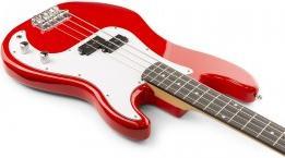 Actual product image Max Music Electric Bass GigKit Red (Electric bass, Linden, Maple)