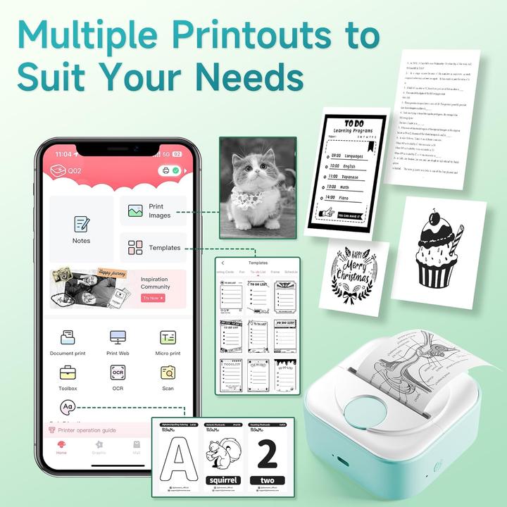 Immagine prodotto Phomemo Q02 GRN (203 dpi)