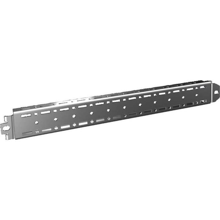Rittal VX Montageschiene 18 x 38 mm, B/T: 400 mm, Serverschrank Zubehör, Silber