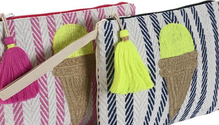 Produktbild Esprit Kulturbeutel Home ESPRIT Blau Rosa 26 x 2 x 19 cm (2 Stück)