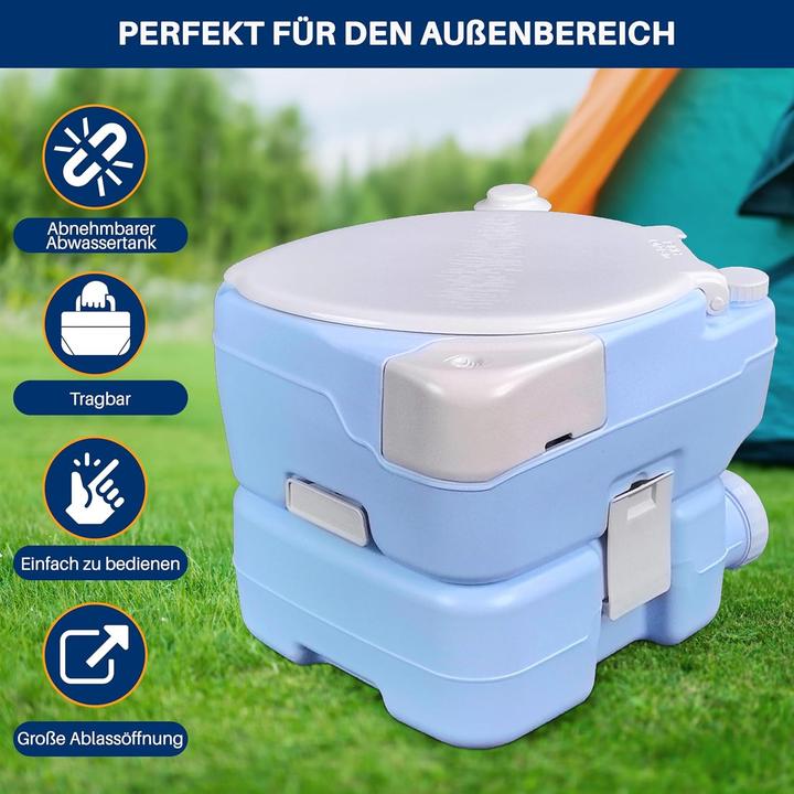 Produktbild SereneLife Tragbare Campingtoilette