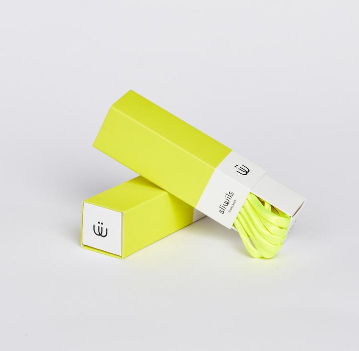 Produktbild Sliwils Schuhbändel NEON YELLOW