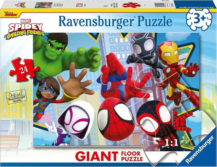 Ravensburger 24 Piece Giant Floor Puzzle - Spidey (24 Teile)