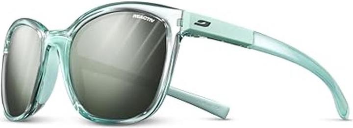 Immagine prodotto Julbo Spark Reactiv 1-3 (Azzurro trasparente, Abbagliamento G15 Slvr Flash)