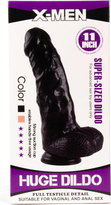 Productafbeelding X-Man X-MEN Super-Sized Dildo 11 Inch Zwart