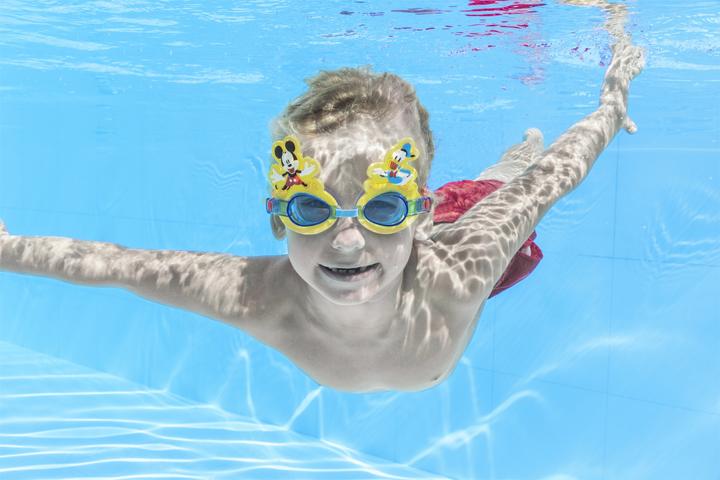 Actual product image Bestway Disney® Mickey Mouse & Donald Duck swimming goggles from 3 years old