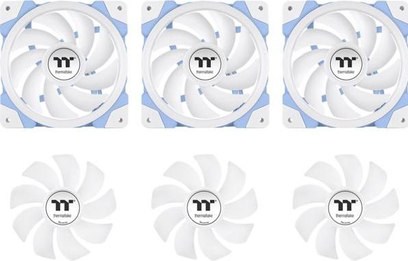 Image du produit Thermaltake Lot De 3 Ventilateurs De Boitier Swafan Ex Sync - 12cm (Bleu) (120 mm, 3 x)