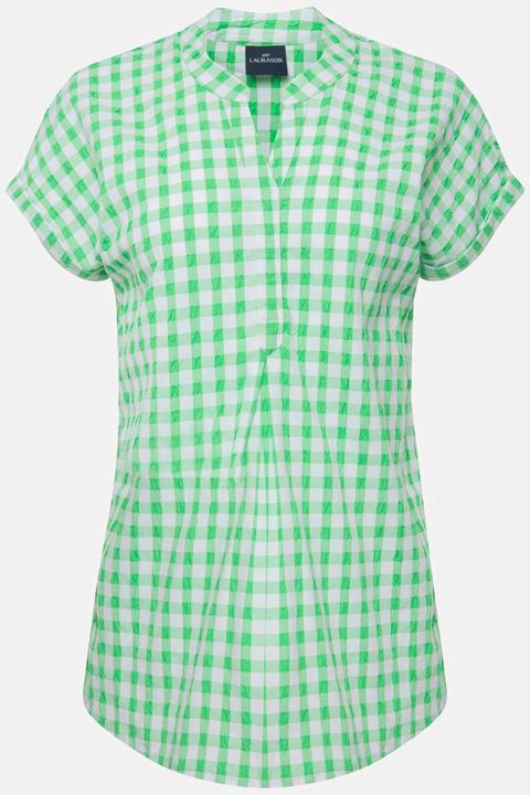 Immagine prodotto Laurasøn Karobluse, oversized, Stehkragen, Halbarm, OEKO-TEX. (S)