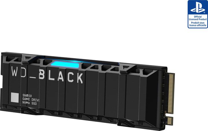 Produktbild WD Black SN850 mit Heatsink für PS5 (2000 GB, M.2 2280)