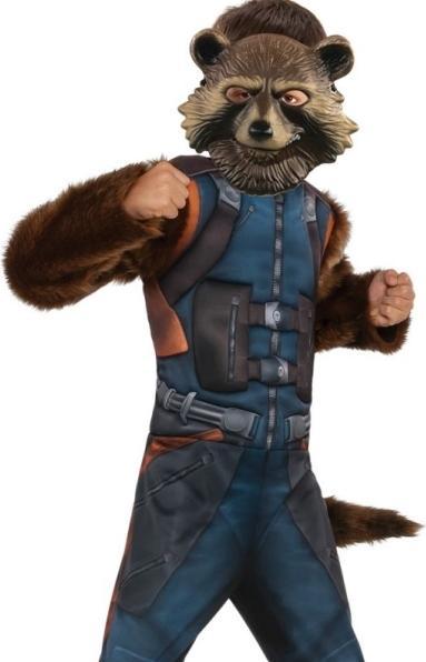 Actual product image Rubies Avengers Endgame - Rocket Raccoon costume for kids deluxe (128)
