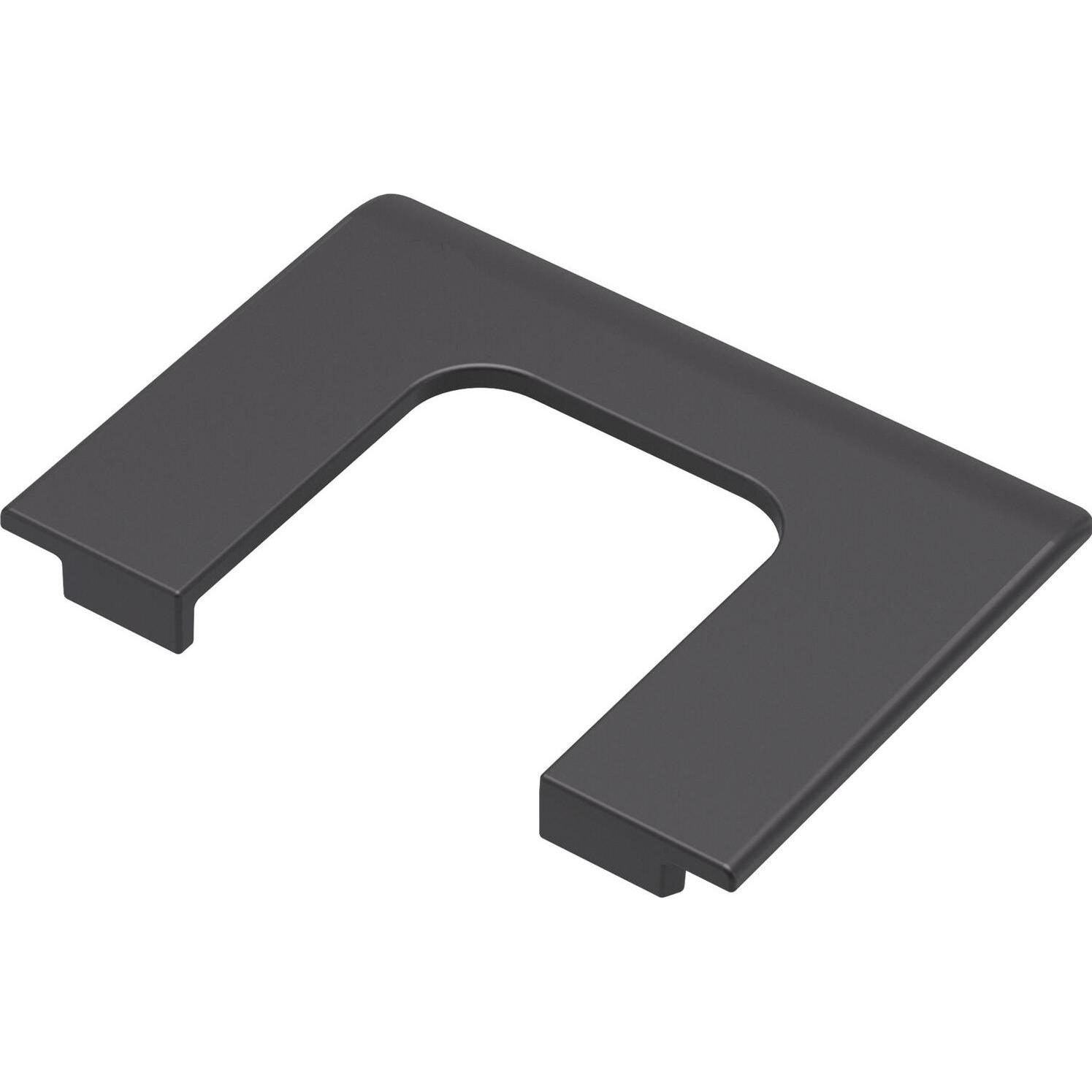 Italiana Ferramenta, Möbelausstattung, KIMANA SKIN Abdeckkappen Front H2, schwarz