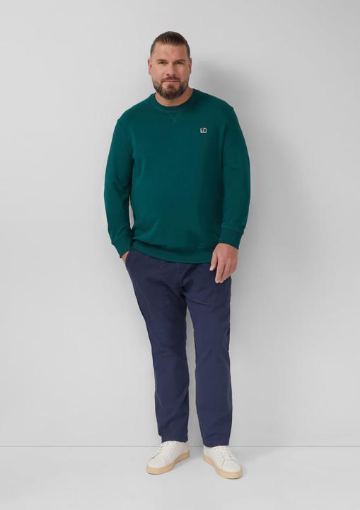 Produktbild s.Oliver Sweatshirt Sweatshirt aus Baumwollmix mit Crew Neck (3XL)