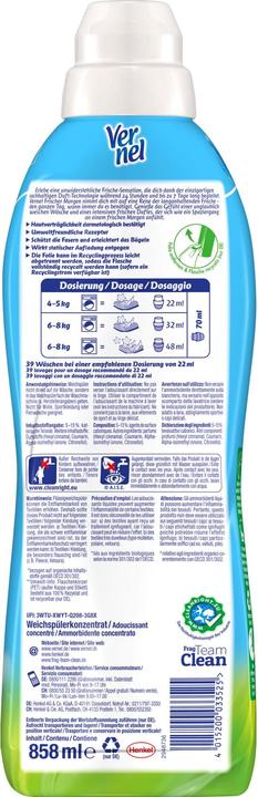 Actual product image Vernel Frischer Morgen (39 Washing cycles, Liquid detergent)