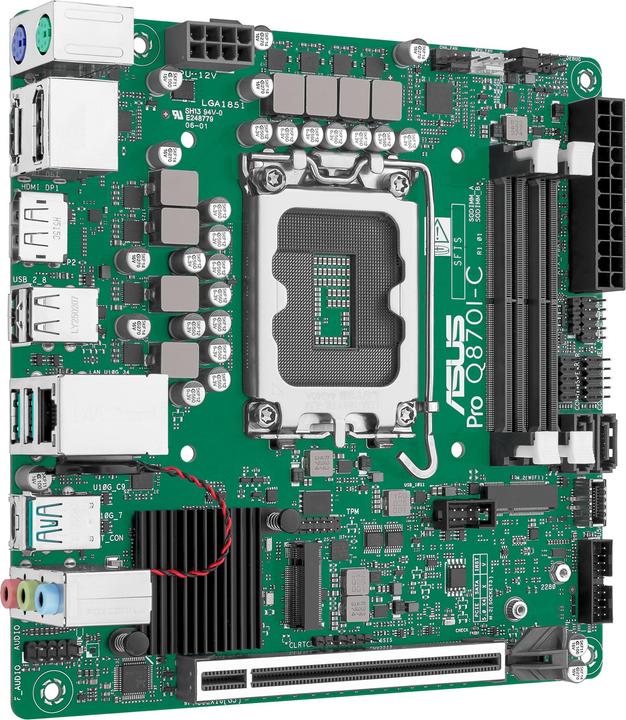 Productafbeelding ASUS MB PRO Q870I-C-CSM (LGA 1851, Intel Q870, Mini-ITX)