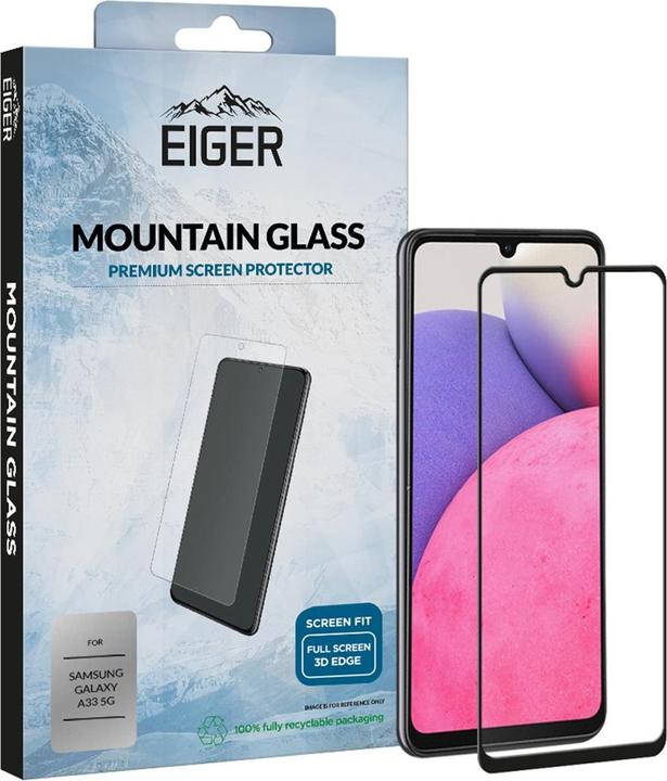 Image du produit Eiger Mountain Glass Clear Edge (1 pcs, Samsung Galaxy A33 5G)