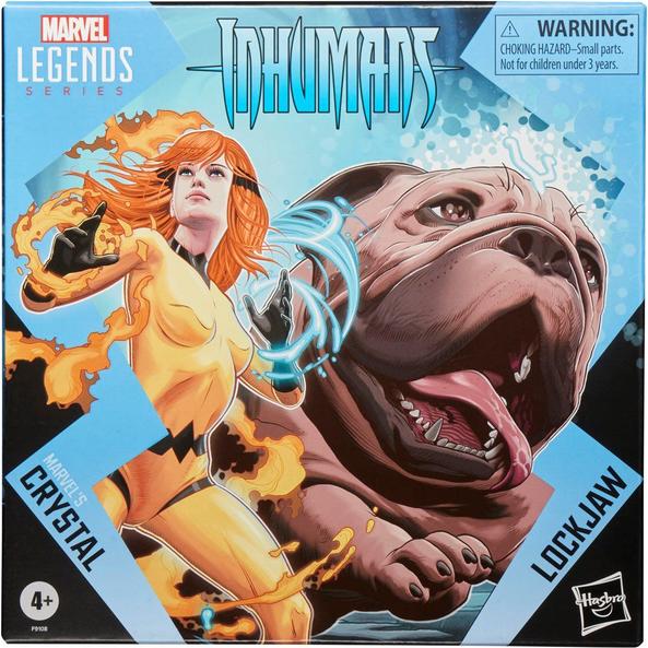 Image du produit Hasbro Inhumans Marvel Legends Deluxe Actionfiguren Set Crystal and Lockjaw