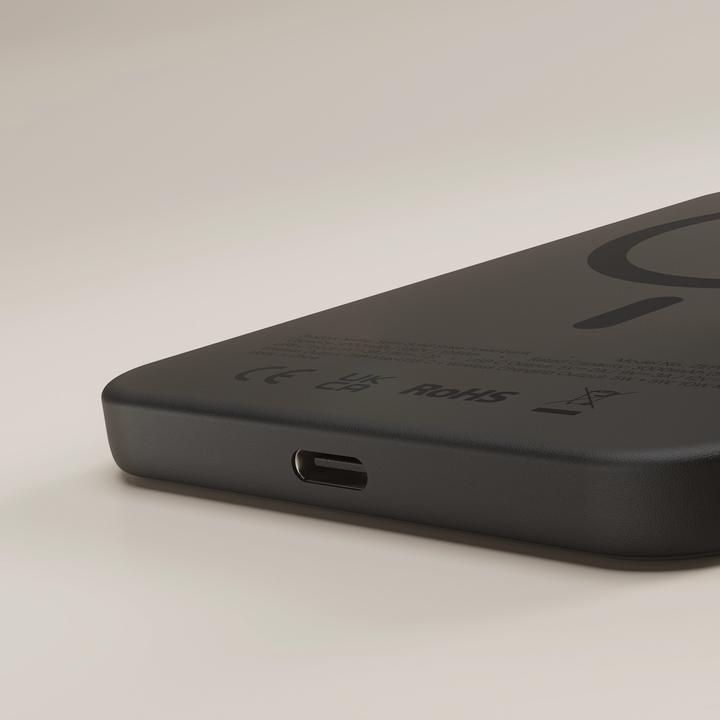 Image du produit Zens Qi2.2 mit bis zu 25W Pro 2 Semi Solid State Qi2.2 Powerbank 5000mAh black (5000 mAh, 25 W, 19 Wh)