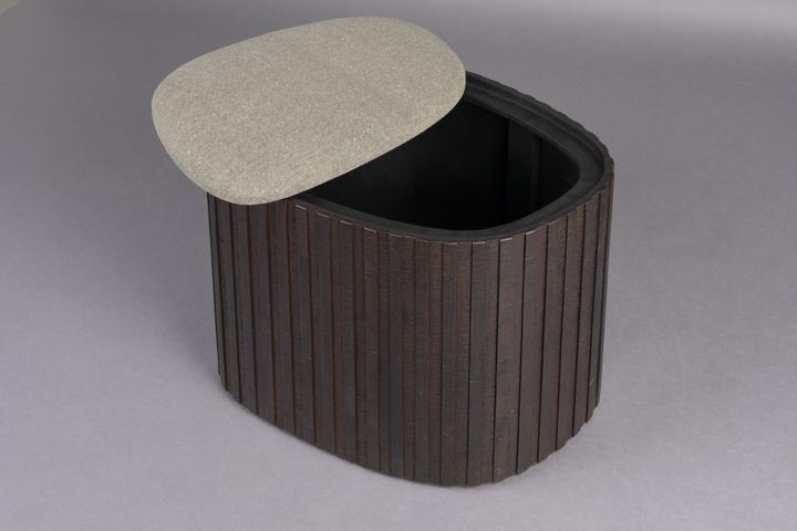 Image du produit Dutchbone Bay Storage Pouf