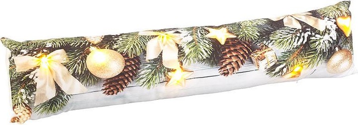 Produktbild Infactory Zugluftstopper-Deko-Kissen mit Weihnachts-Motiv (90 x 20 x 12 cm)