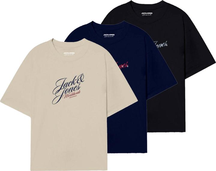 Actual product image Jack & Jones T-Shirt Inwood Kurzarmshirt im Dreierpack (M)