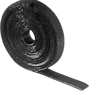 Actual product image Panduit Hook & Loop Cable Tie, 15" roll, Black, Nylon, Black, 4572 mm (Velcro cable ties, 1 pcs.)