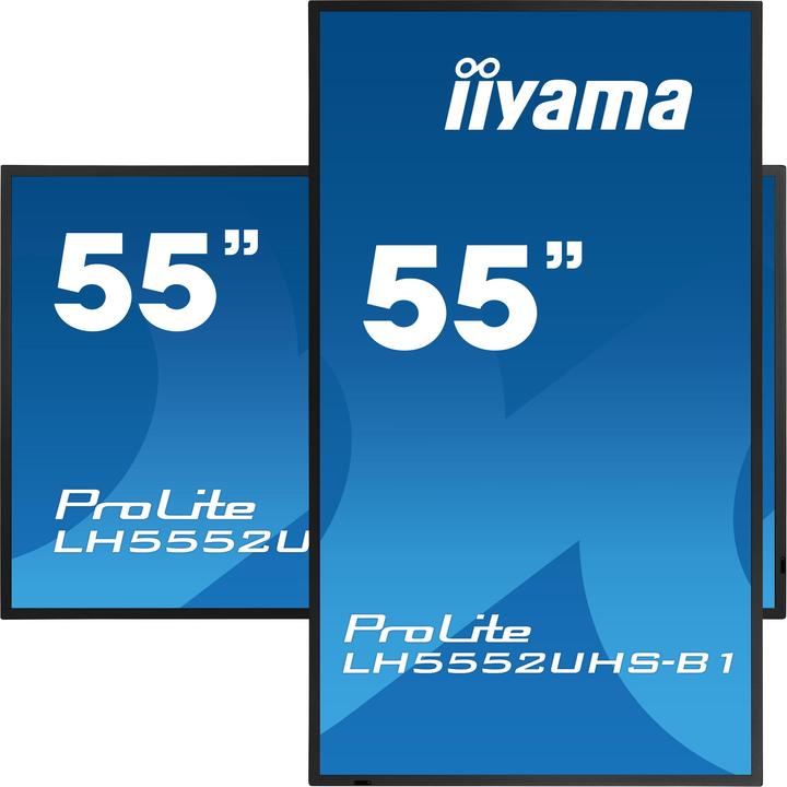 Actual product image iiyama 55" LH5552UHS-B1 DVI,3xHDMI,DP,USB (3840 x 2160 Pixels, 54.60")