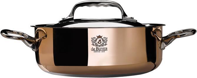 Image du produit de Buyer prima matera (28 cm, Cocotte + faitout, Acier inoxydable, Cuivre)