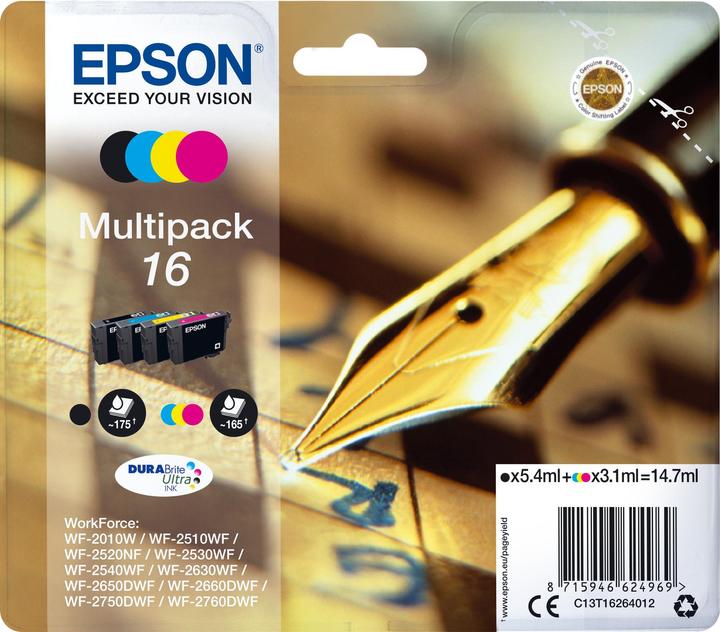 Produktbild Epson Ink Cartridge Black/Colour 16 (M, C, Y, BK)