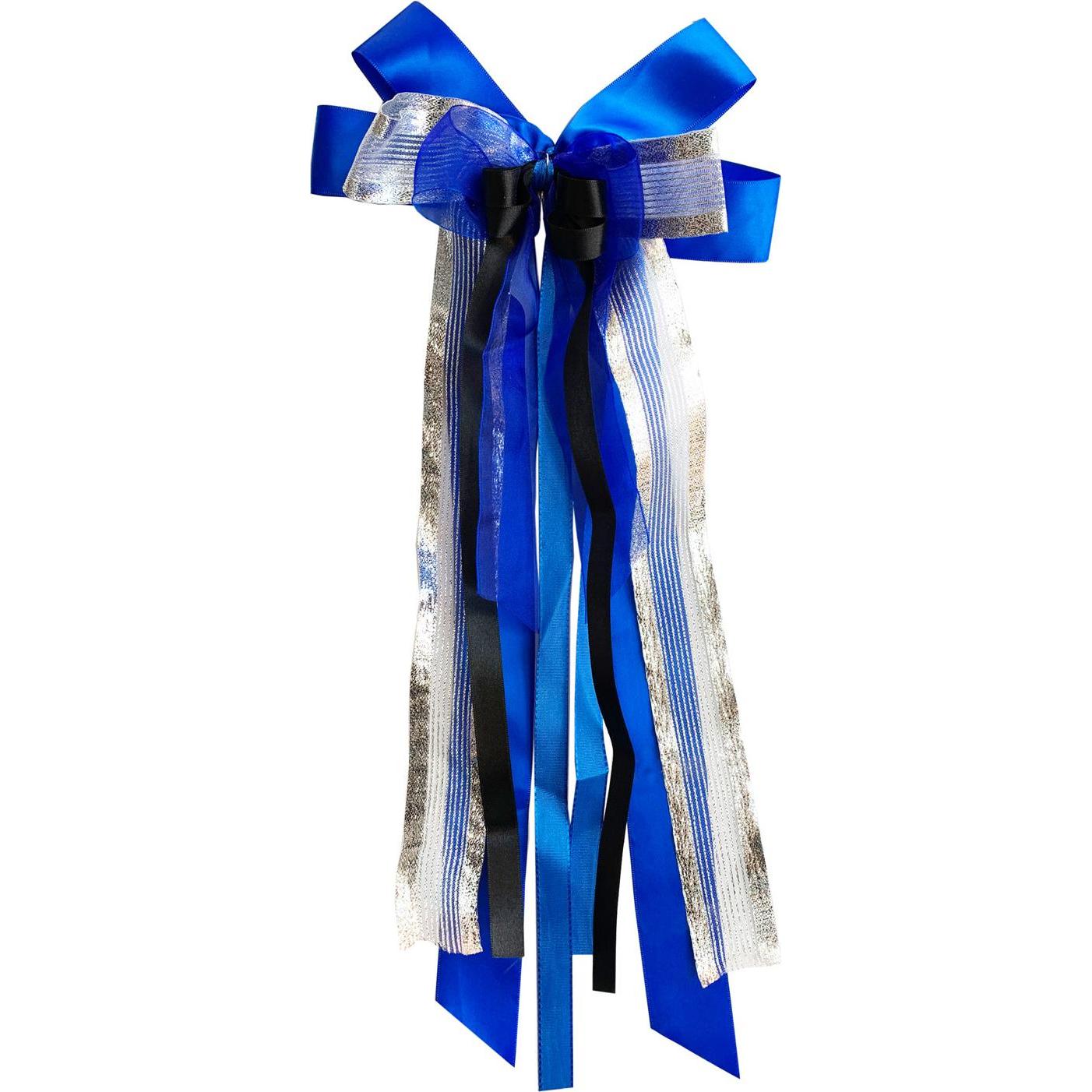 Magni, Schultüte, Schultütenschleife 23x50cm blau silber