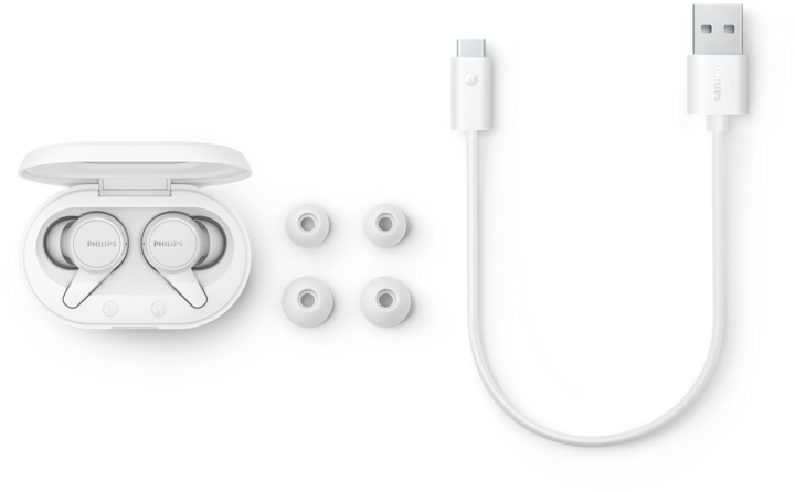 Actual product image Philips TAT1207 (No noise cancelling, 6 h, Wireless)