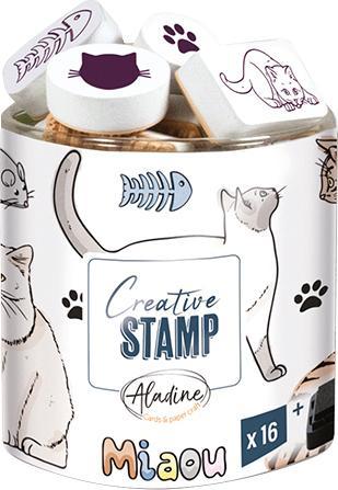 Produktbild Aladine Stempel-Set "Katzen"