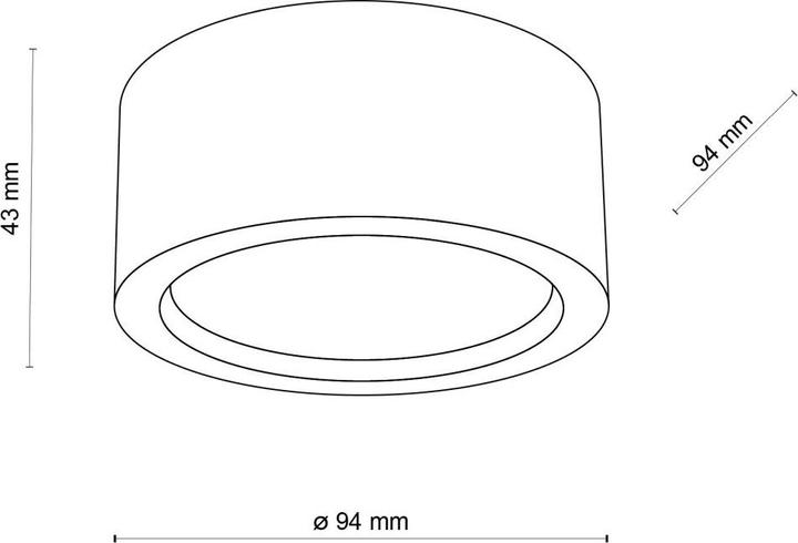 Actual product image Licht-Erlebnisse Deckenlampe Colin (GX53)