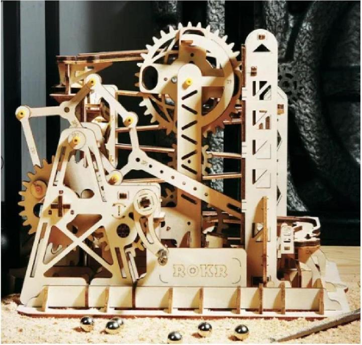 Produktbild Rokr Murmelbahn Holzbausatz : Explorer