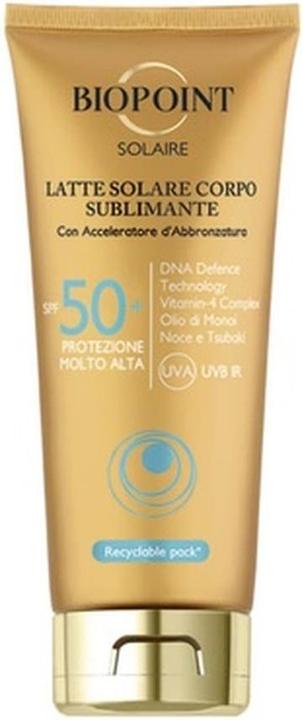 Biopoint Latte corpo sublimante SPF50+ (Sonnenmilch, SPF 50, 200 ml)