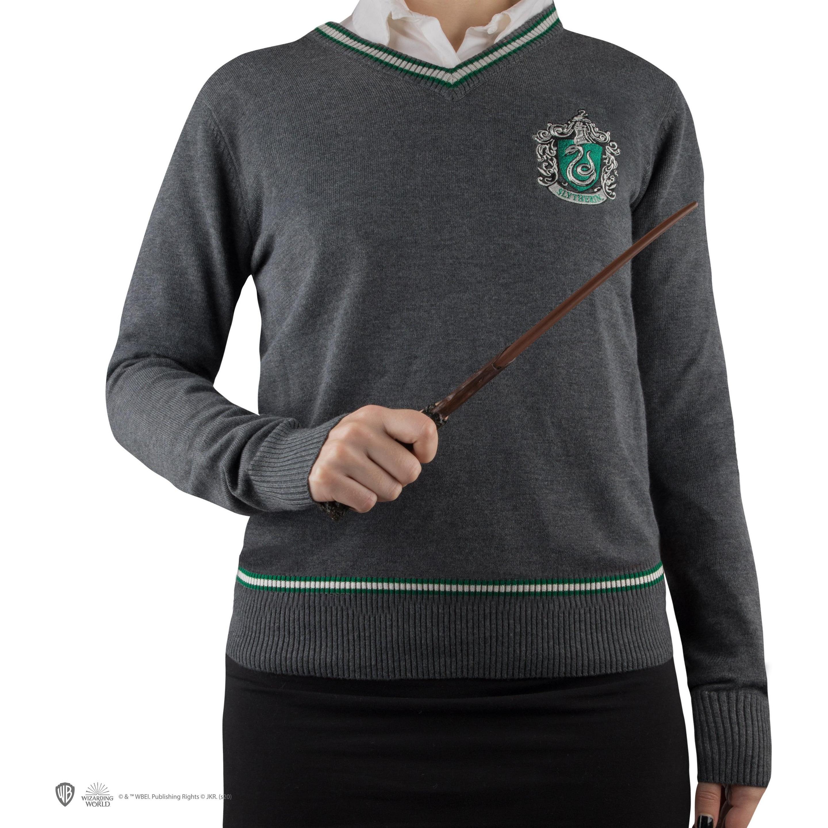Thumbnail - Cinereplicas, Pullover, Harry Potter - Slytherin - Grey Knitted Sweater - Large, Grau, (L)