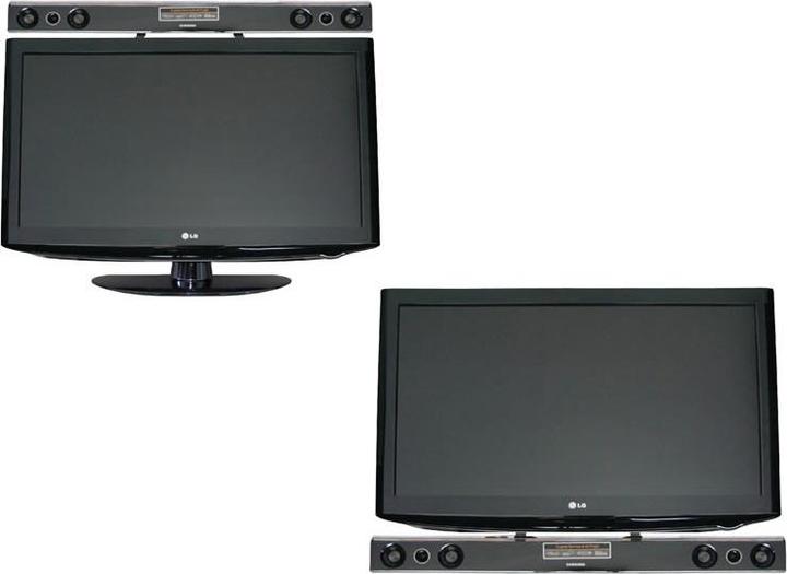 Image du produit OMB Kit de support pour barre de son, noir, 2 pcs. Métal