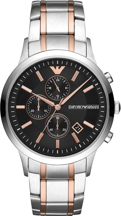 Emporio Armani Renato (Analoguhr, Chronograph, 43 mm)