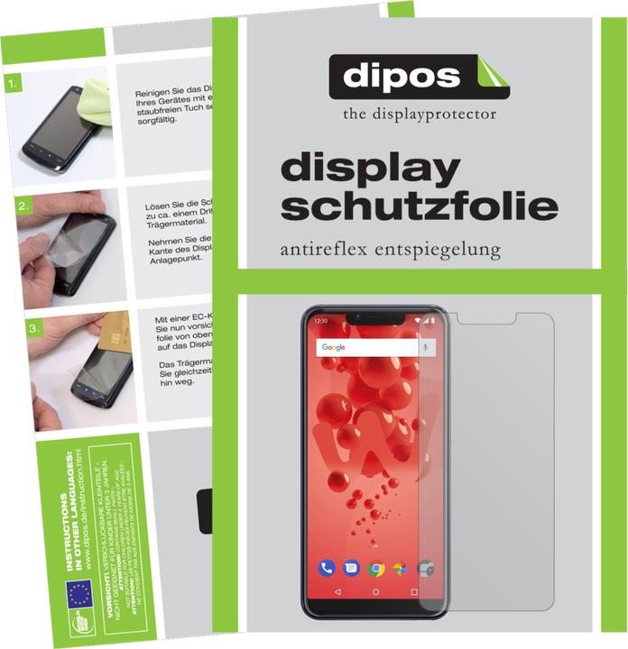 Pellicola Protettiva Antiriflesso Per Wiko View 2 (2 Pezzi) - Dipos, Taglio Laser, Made In Germany