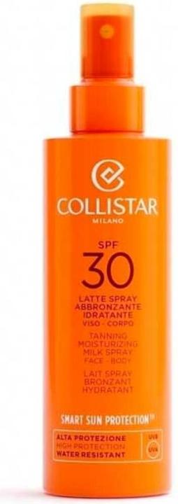 Actual product image Collistar CS Sun - Tanning Moisturizing Milk Spray SPF30 (Sun spray, SPF 30, 200 ml, 150 g)