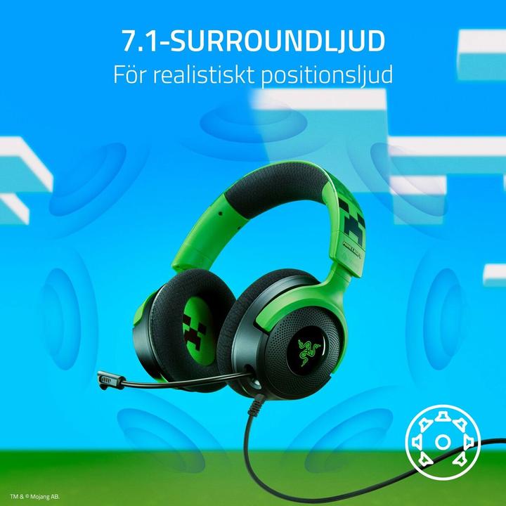 Produktbild Razer Headset Kraken V4 X Minecraft (Kabelgebunden)