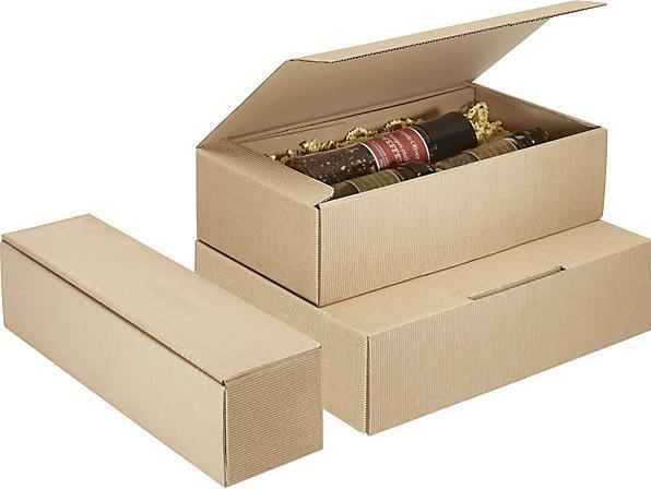 Immagine prodotto kaiserkraft Confezione regalo a onda nuda per bottiglie (1 x)