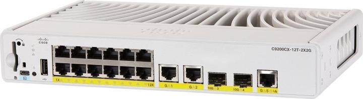 Productafbeelding Cisco Catalyst 9200CX - Network Essentials - switch - compact - L3 - Beheerd - 12 x 1000Base-T + 3 x (15 Havens)