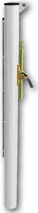 Actual product image Sporti Pair of round steel tennis posts without sheath