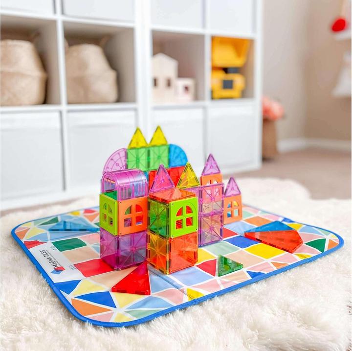Image du produit Magna-Tiles Boîte de rangement & tapis de jeu interactif