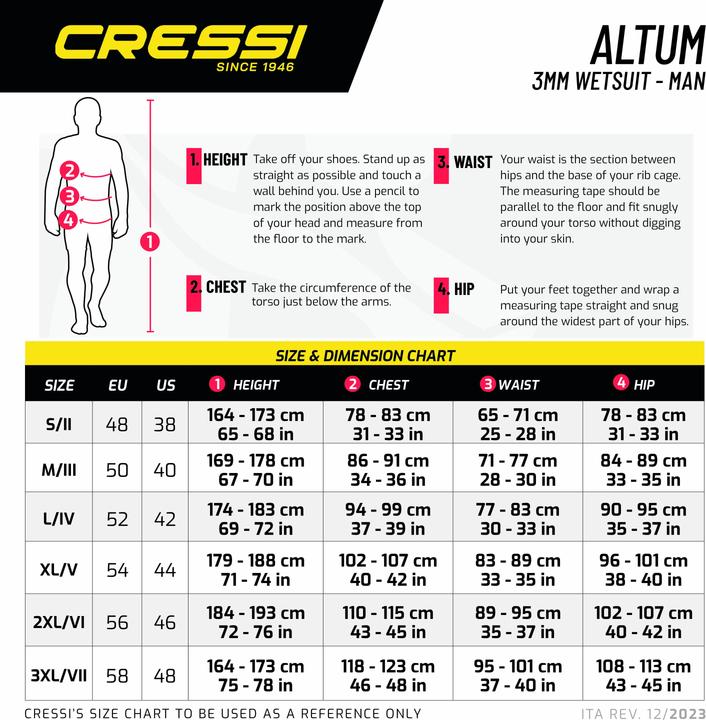 Productafbeelding Cressi Altum (3 mm, XL)